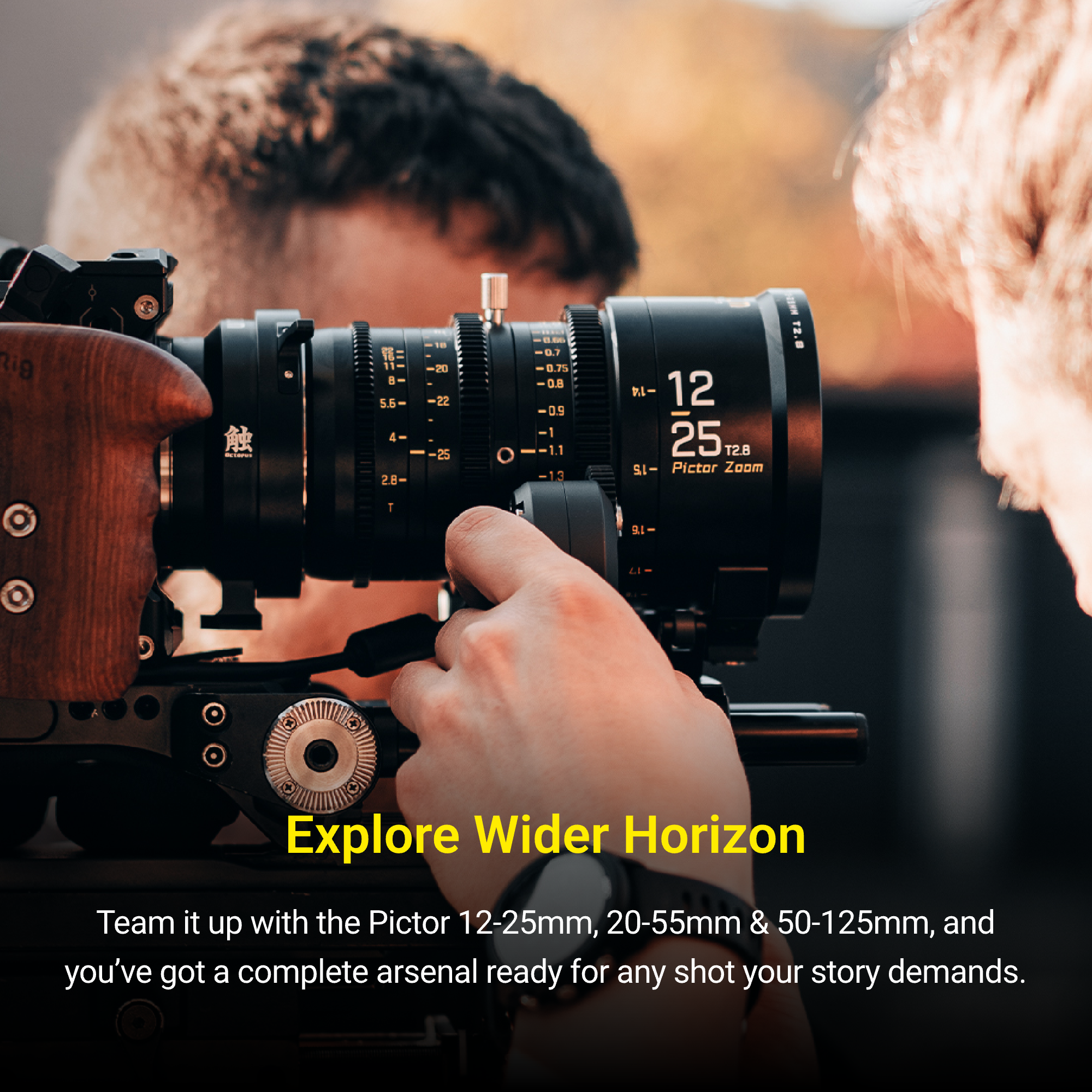 Pictor Zoom Cine Lens – 20–125mm, Constant T2.8, Low Focus Breathing, PL/EF Mount, Lightweight Professional Zoom for Film & Video DZOFILM Store