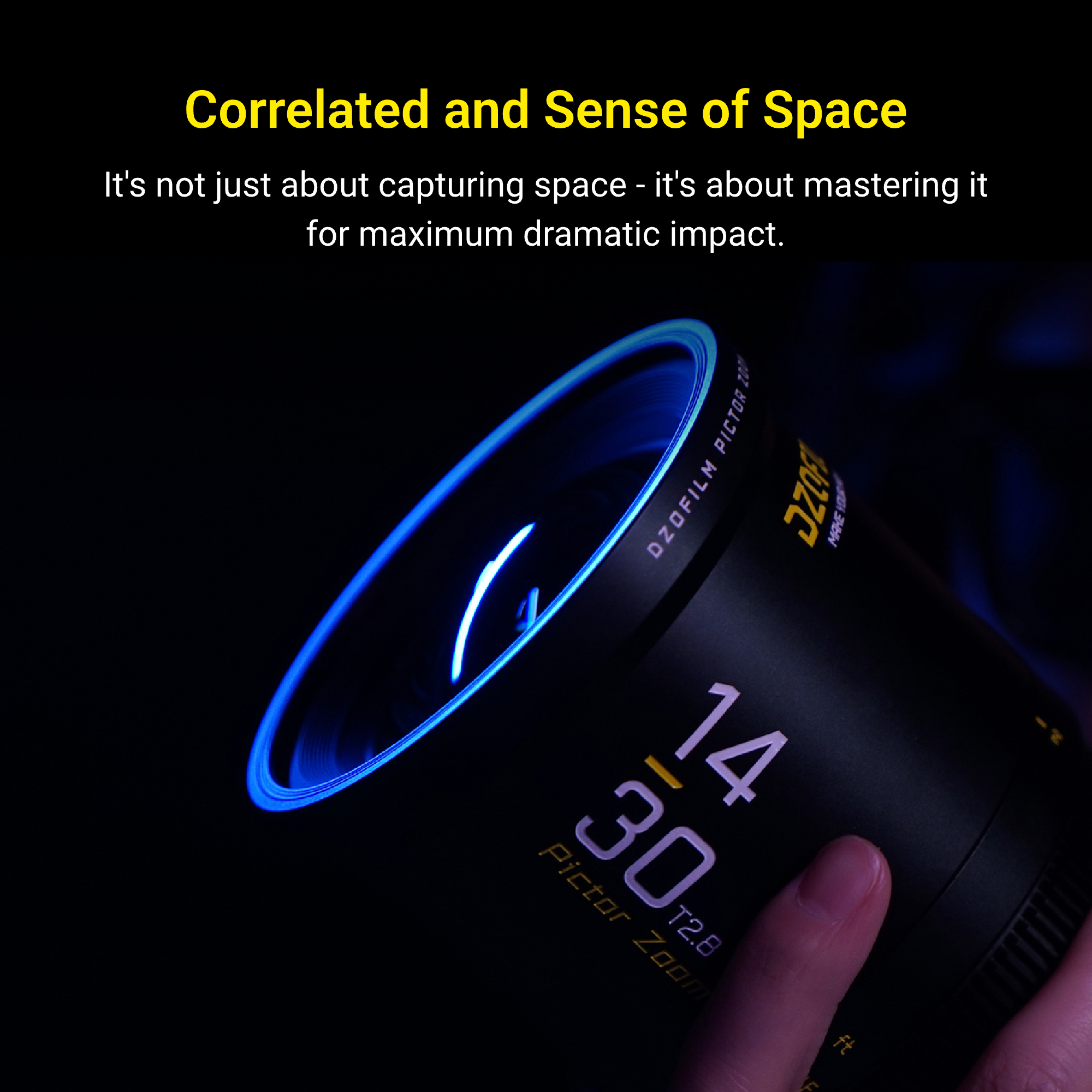 Pictor Zoom Cine Lens – 20–125mm, Constant T2.8, Low Focus Breathing, PL/EF Mount, Lightweight Professional Zoom for Film & Video DZOFILM Store