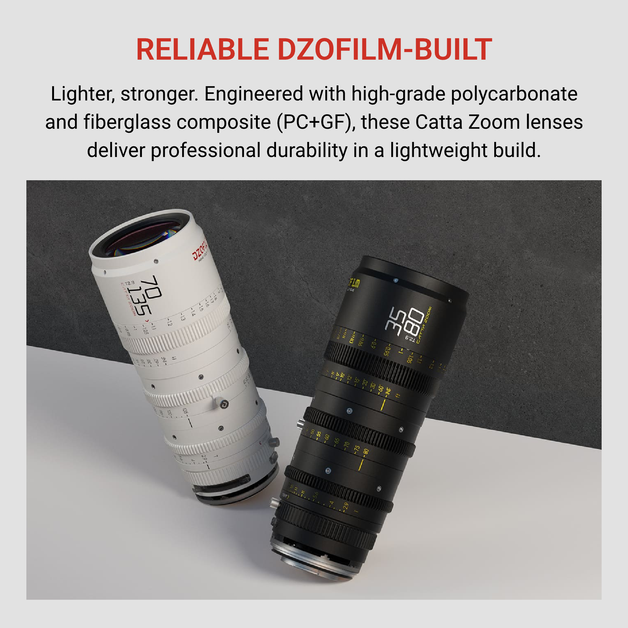 Catta Zoom T2.9-22 18-35|35-80|70-135MM DZOFILM Store
