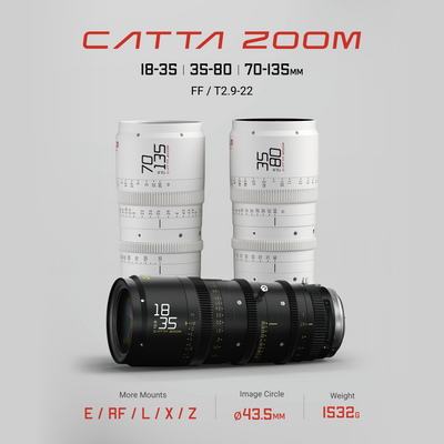Catta Zoom T2.9-22   18-35|35-80|70-135MM DZOFILM Store