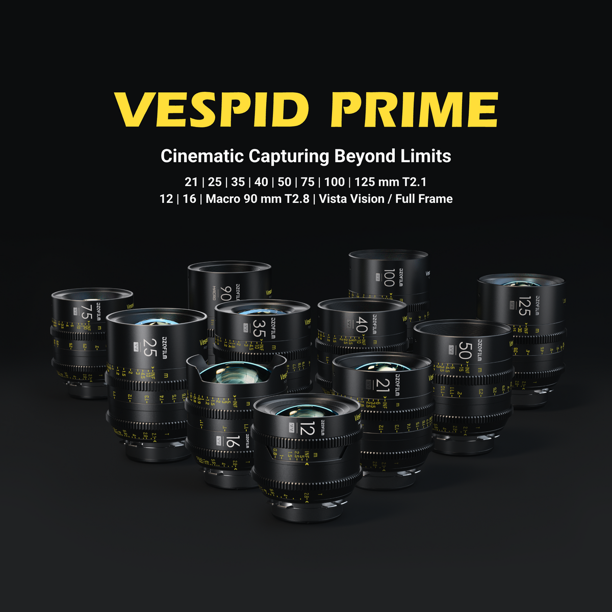 DZOFILM VESPID PRIME T2.1 PLマウント 6本 箱あり Vespid Prime T2.1 FF/VV - DZOFILM Store