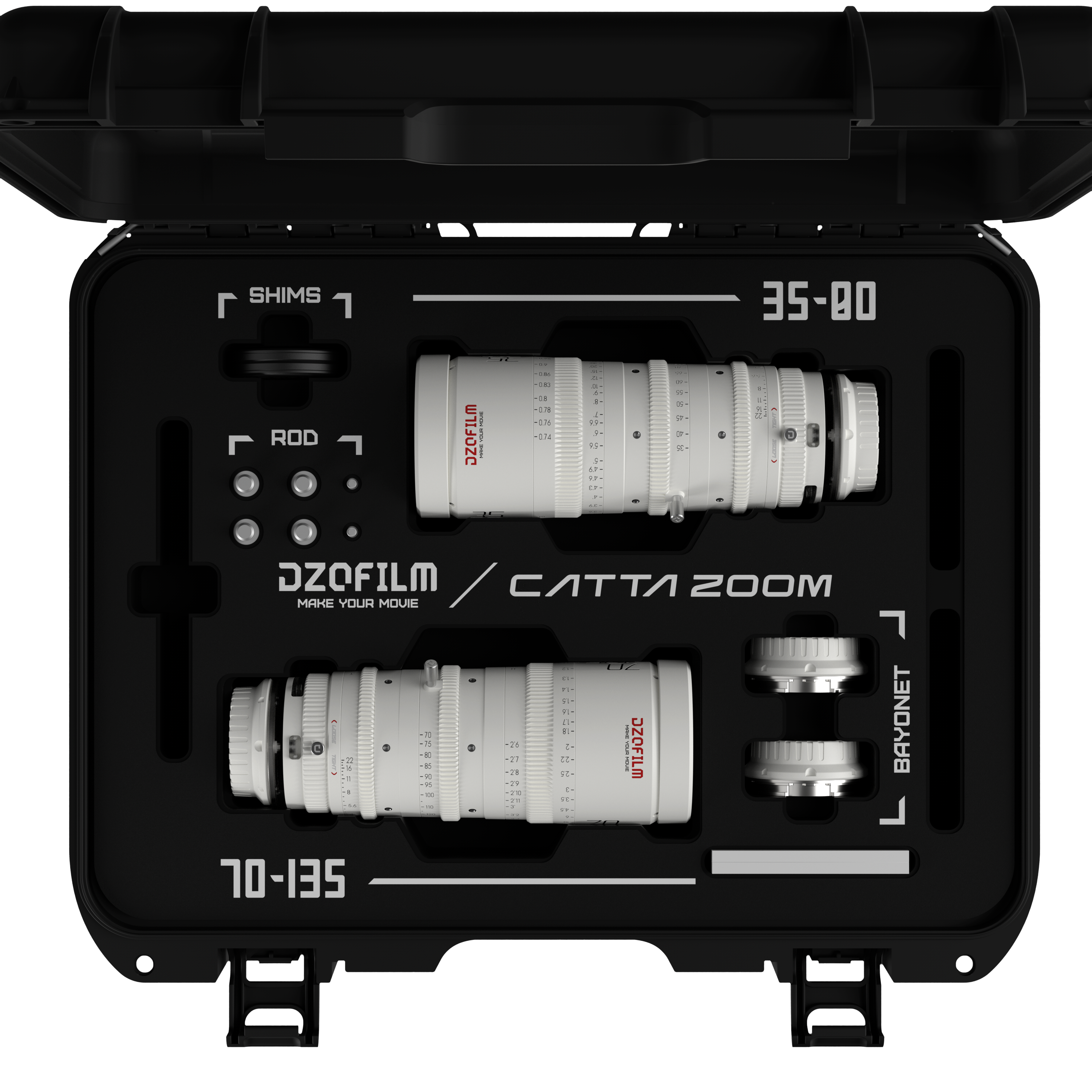 Catta Zoom T2.9-22   18-35|35-80|70-135MM DZOFILM Store