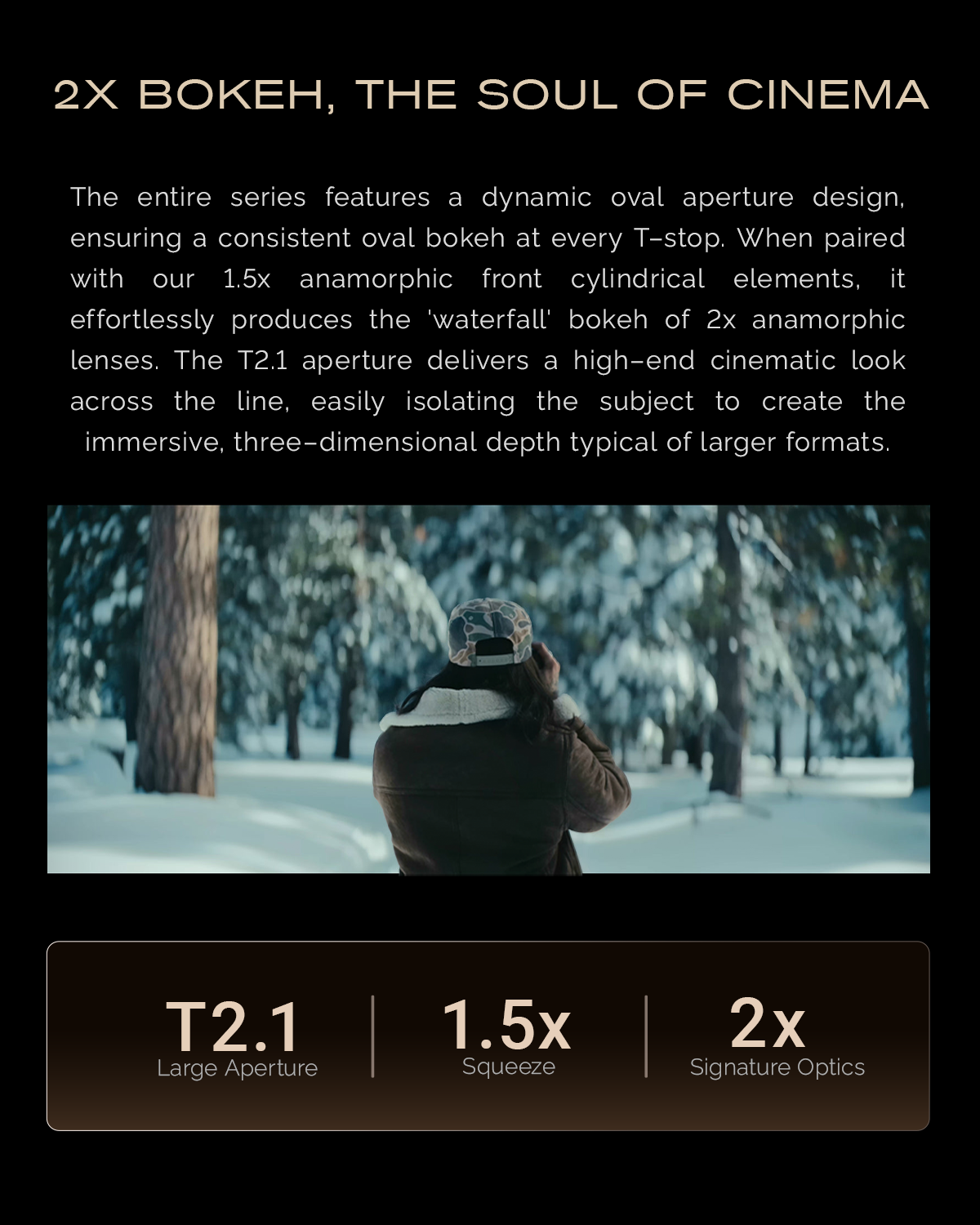 Arcana 1.5X Anamorphic T2.1 Full frame DZOFILM