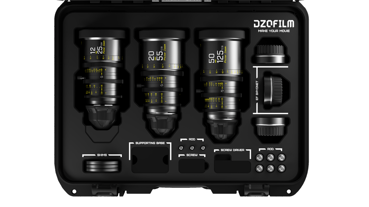 Pictorズームシネレンズ – 20–125mm、T2.8固定、低フォーカス