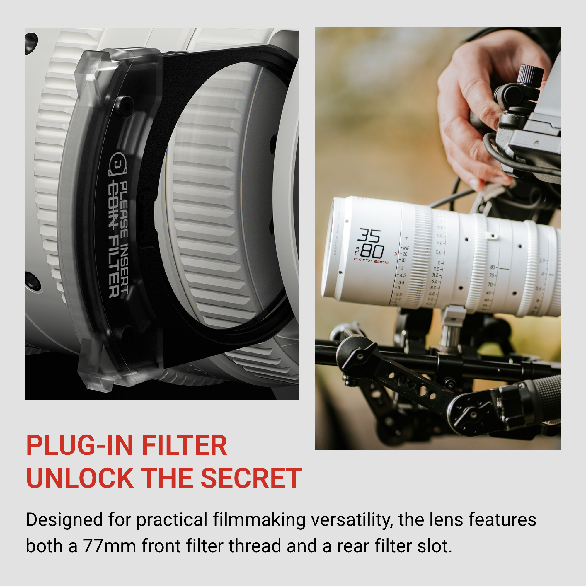 Catta Zoom T2.9-22   18-35|35-80|70-135MM DZOFILM Store