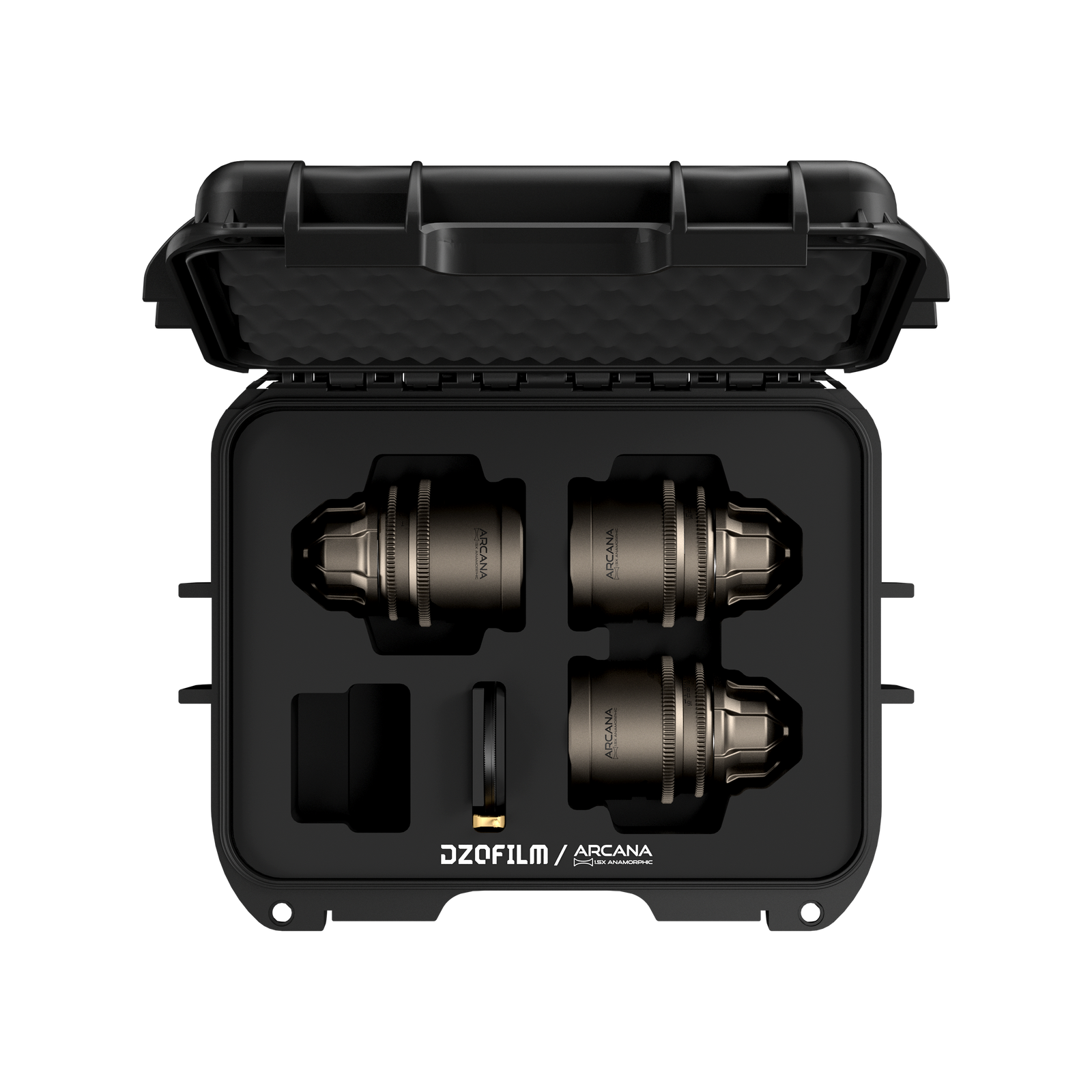 DZOFilm Arcana 3-lens kit in protective case