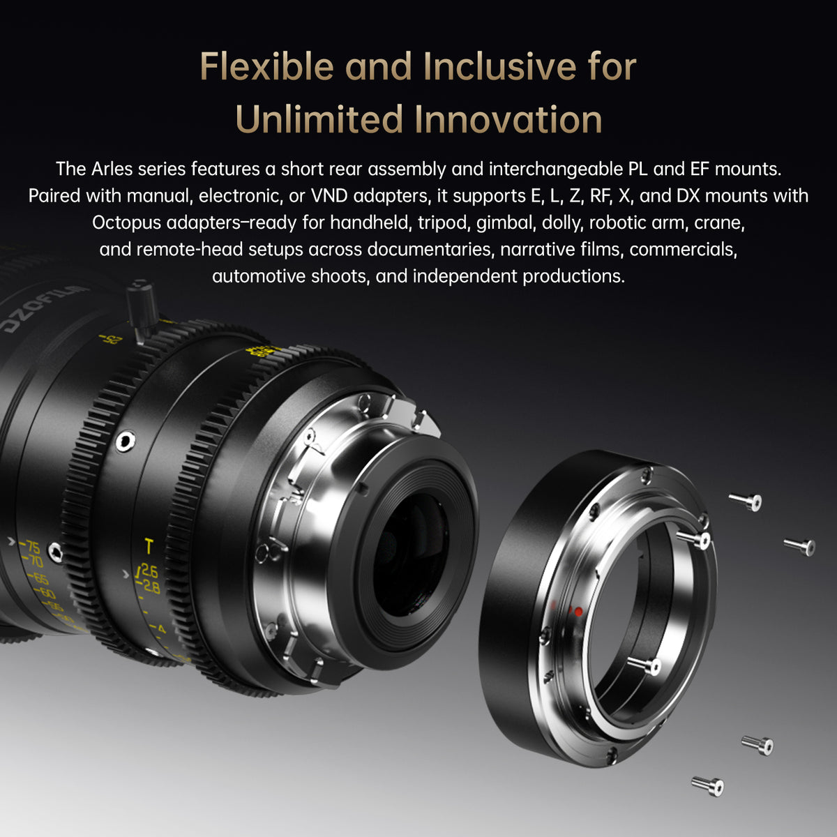 Arles Zoom 25-75/65-180mm FF Cine Lens