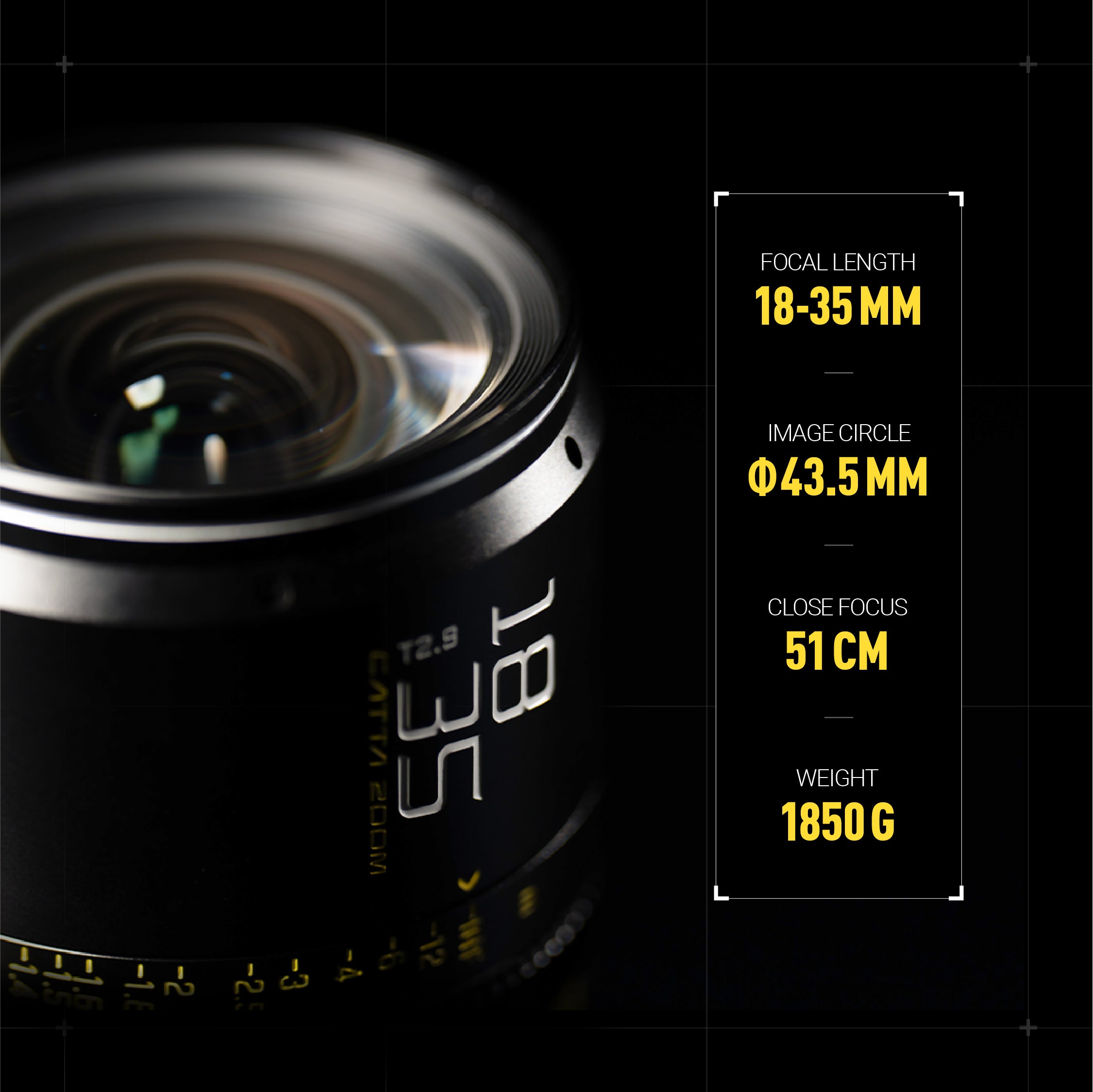 Catta Ace 18-35|35-80|70-135 mm FF|T2.9-22 Full Frame - DZOFILM Store