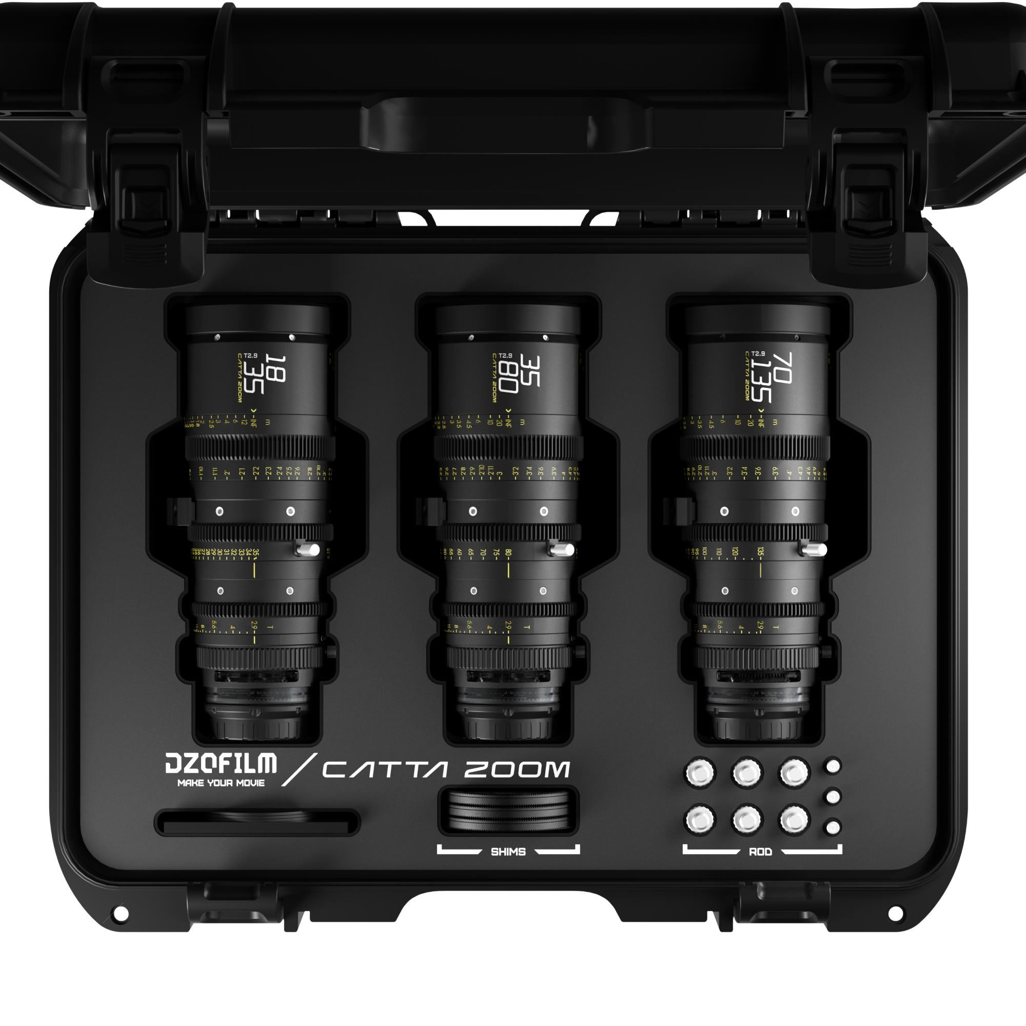 Catta Zoom T2.9-22   18-35|35-80|70-135MM DZOFILM Store